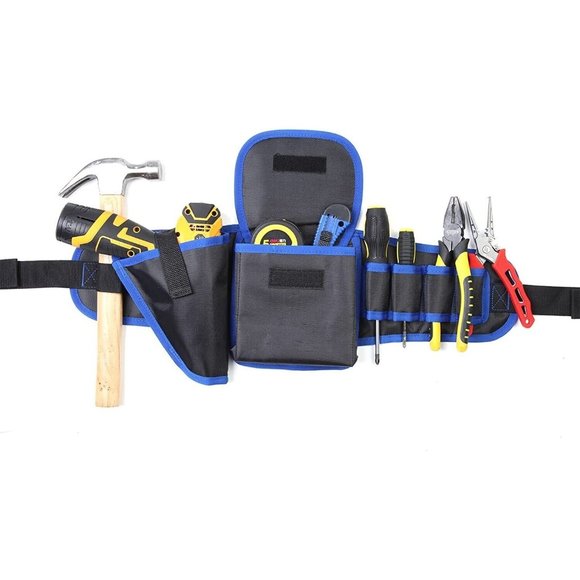 Luilanc Tool Waist Bag Belt Heavy Duty Construction Tool Belt Pouch Bag New in P - Picture 1 of 3